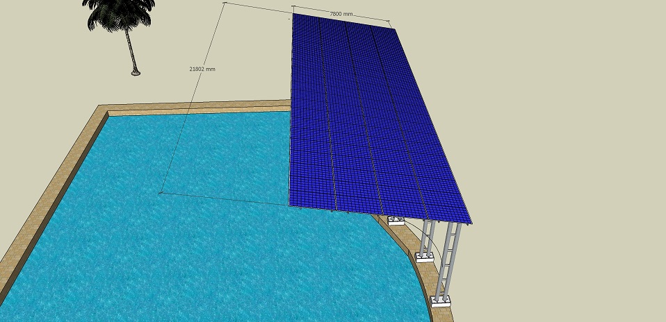 Thiết kế điện mặt trời cho hồ bơi