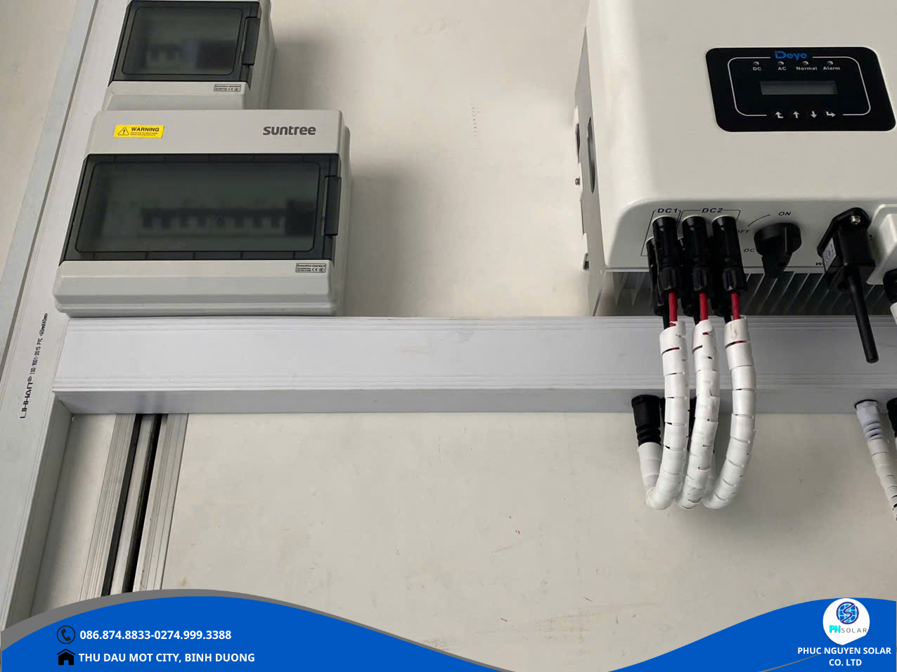 lắp đặt hệ thống inverter 8kw tại Bình Dương