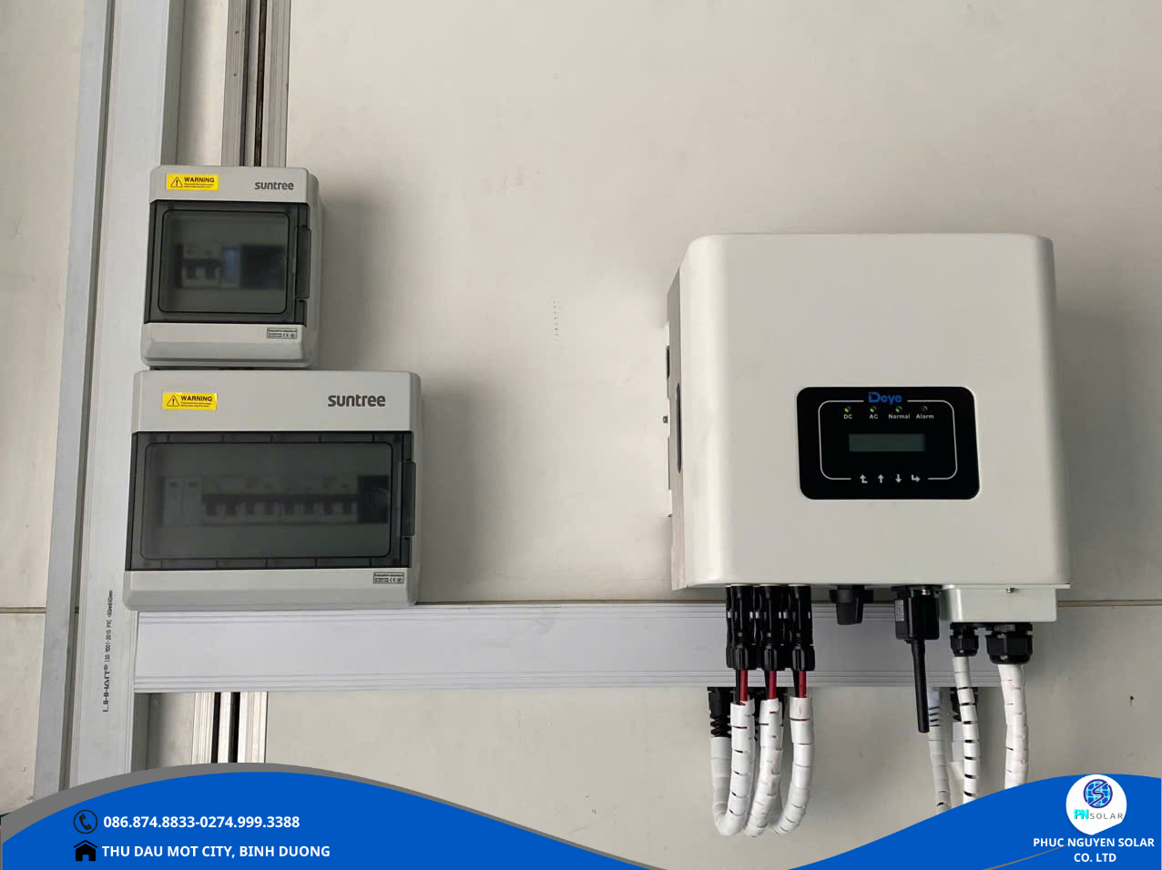 hệ thống inverter 8kw tại Thuận An