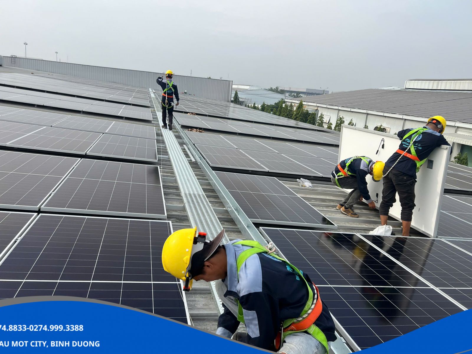 Phúc Nguyễn Solar lắp đặt điện năng lượng mặt trời 80kw