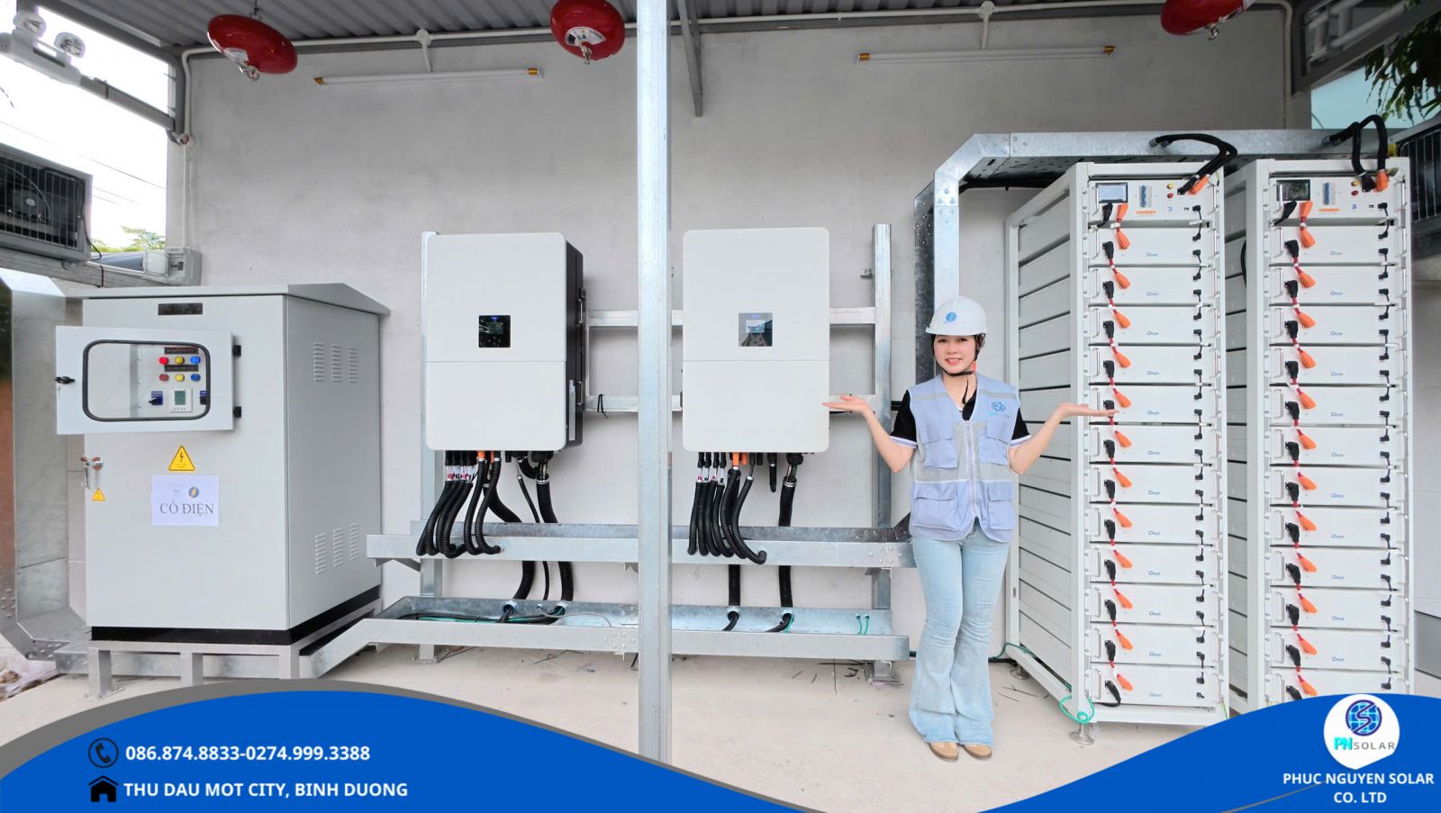 Phúc Nguyễn Solar lắp đặt điện năng lượng mặt trời 80kw