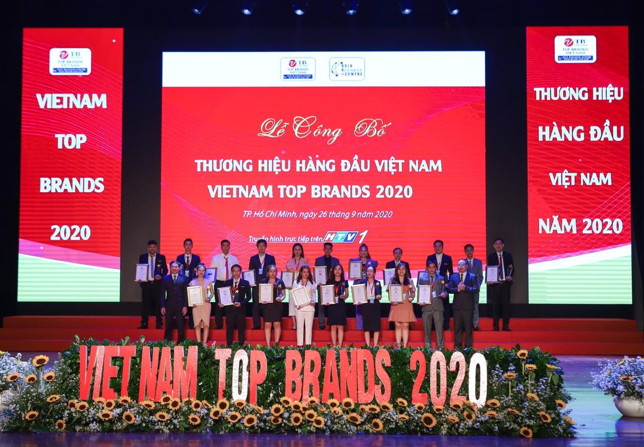 Lễ trao giải VIETNAM TOP BRANDS 2020