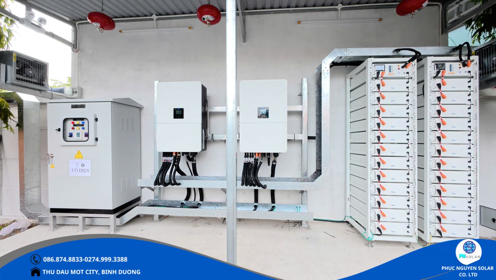 hệ thống inverter deye hybrid 80kw